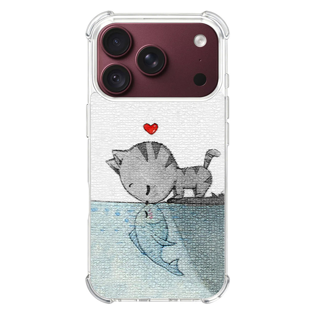 Cat Fish Kisses iPhone 18 Pro / 18 Pro Max Case