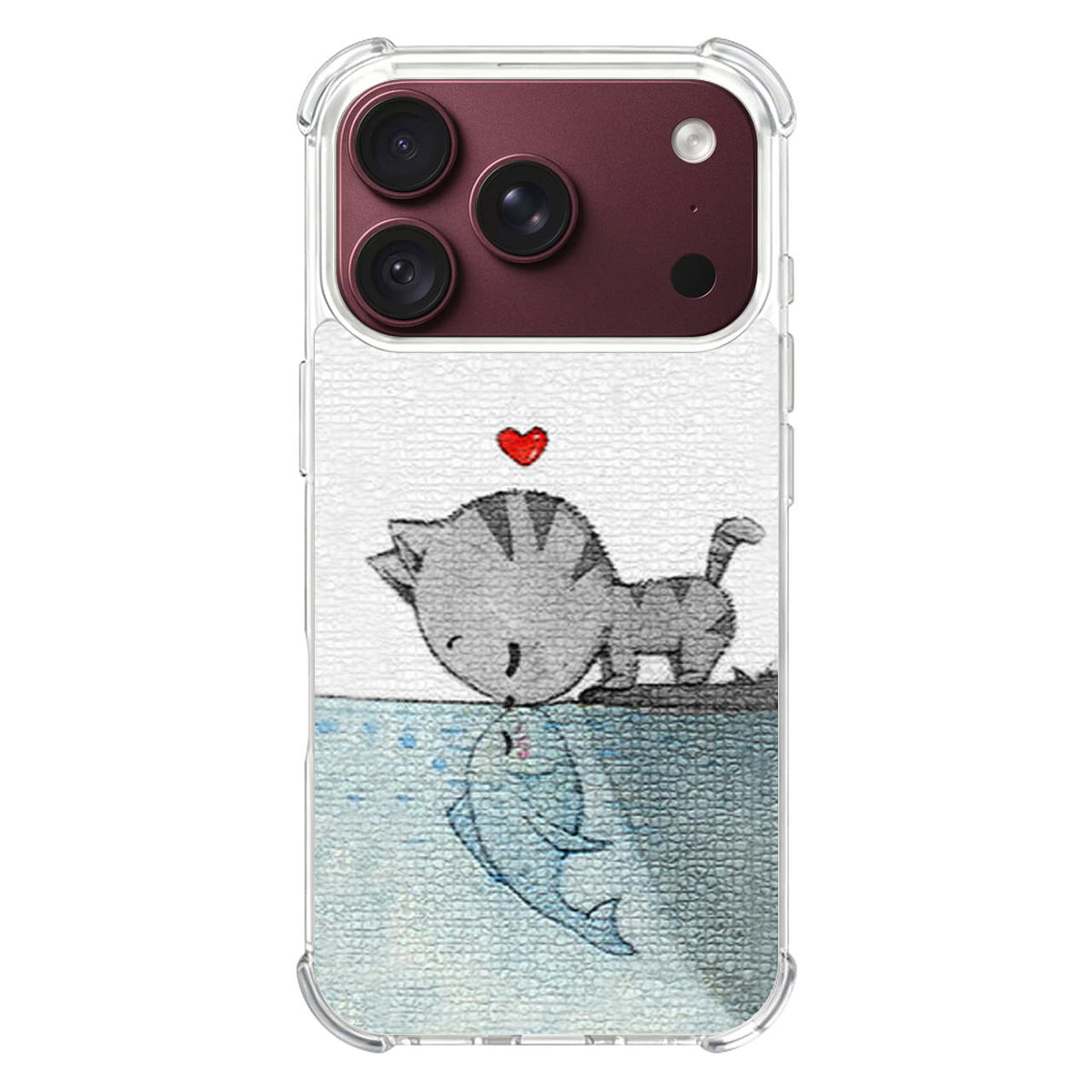 Cat Fish Kisses iPhone 18 Pro / 18 Pro Max Case