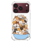 Cats on A Bowl iPhone 18 Pro / 18 Pro Max Case