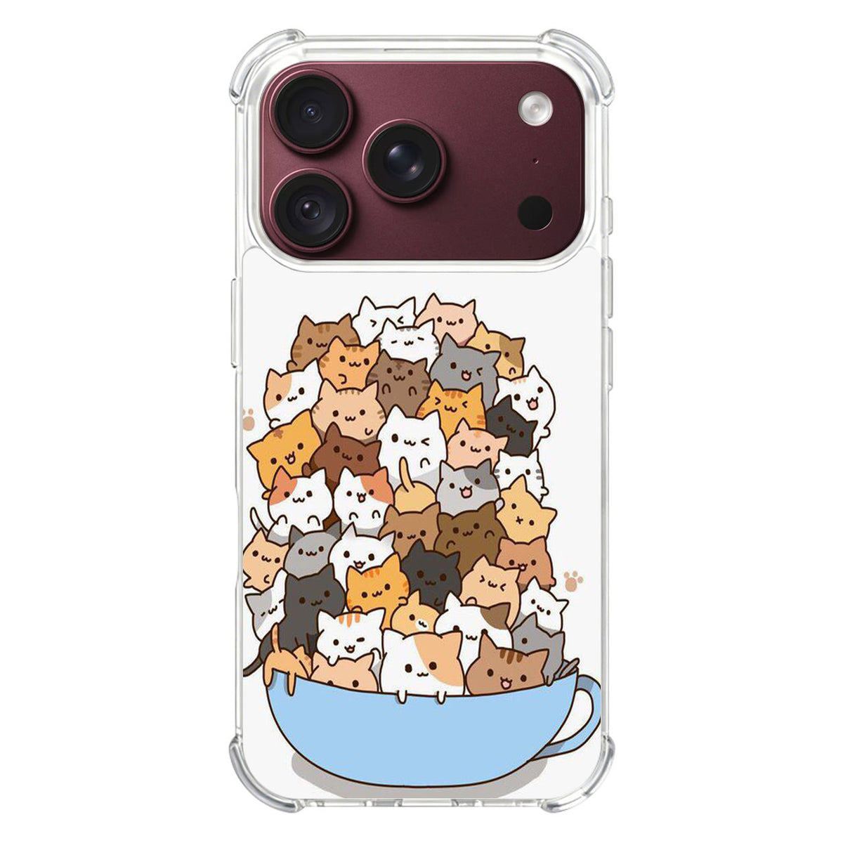 Cats on A Bowl iPhone 18 Pro / 18 Pro Max Case