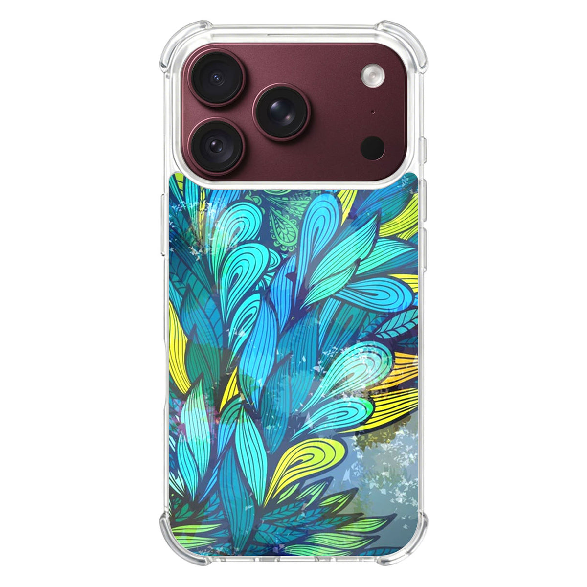 Colorful Art in Blue iPhone 18 Pro / 18 Pro Max Case
