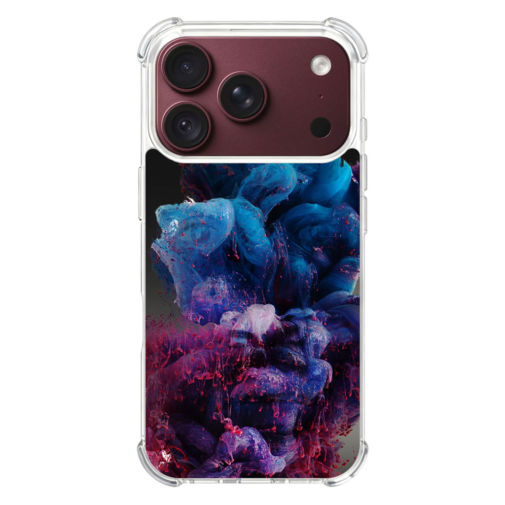 Colorful Dust Art on Black iPhone 18 Pro / 18 Pro Max Case