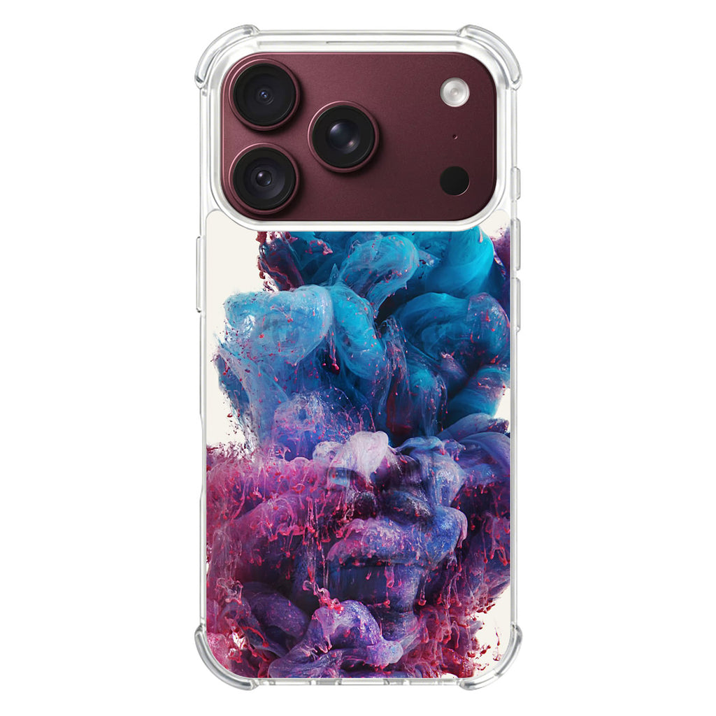 Colorful Dust Art on White iPhone 18 Pro / 18 Pro Max Case