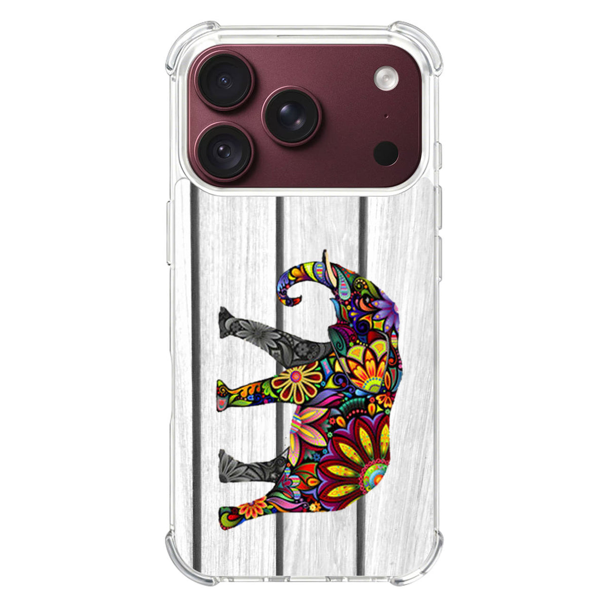 Colorful Elephant Flower iPhone 18 Pro / 18 Pro Max Case