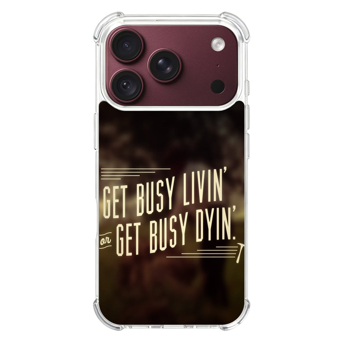 Get Living or Get Dying iPhone 18 Pro / 18 Pro Max Case
