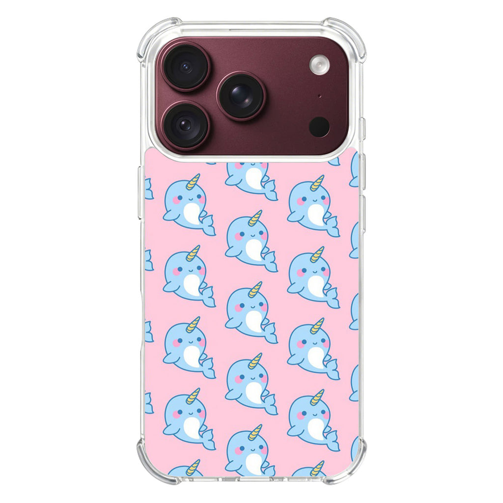Horned Whales Pattern iPhone 18 Pro / 18 Pro Max Case