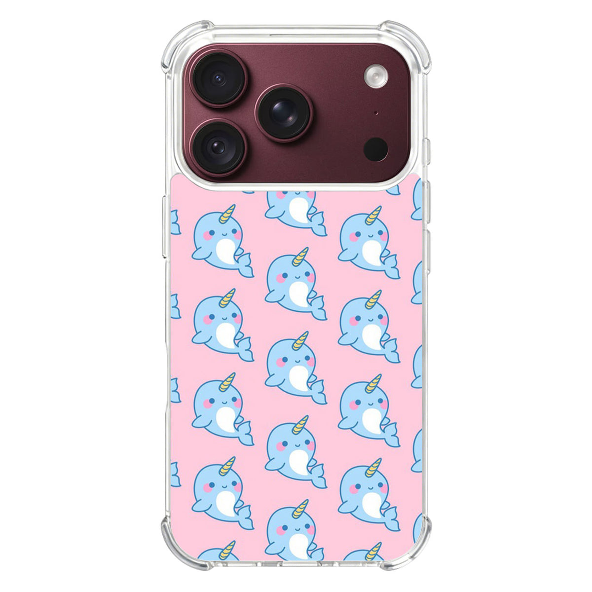 Horned Whales Pattern iPhone 18 Pro / 18 Pro Max Case