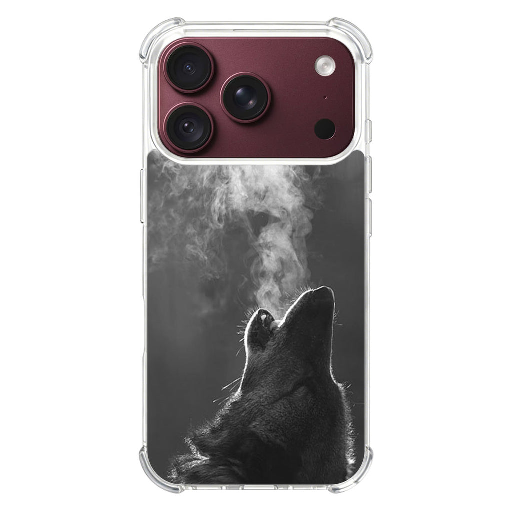 Howling Wolves Black and White iPhone 18 Pro / 18 Pro Max Case