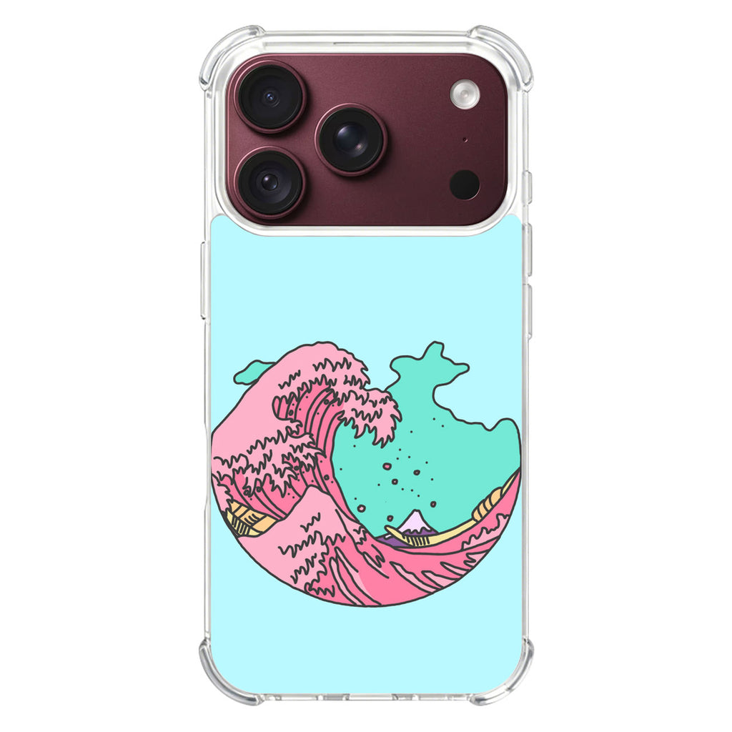 Japanese Pastel Wave iPhone 18 Pro / 18 Pro Max Case