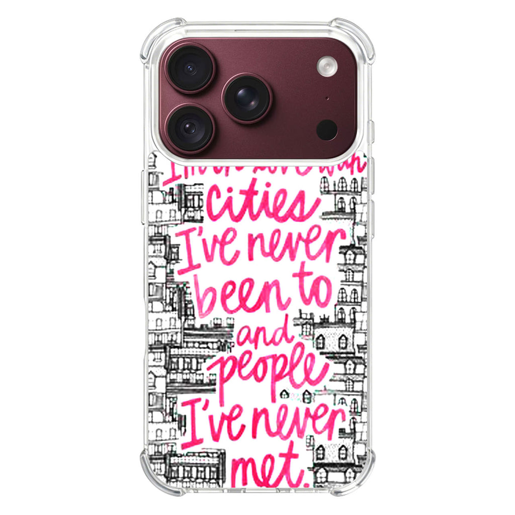 John Green Quotes I'm in Love With Cities iPhone 18 Pro / 18 Pro Max Case