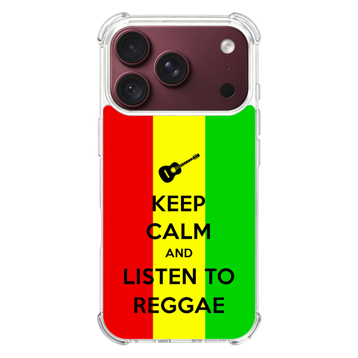 Keep Calm and Listen to Reggae iPhone 18 Pro / 18 Pro Max Case