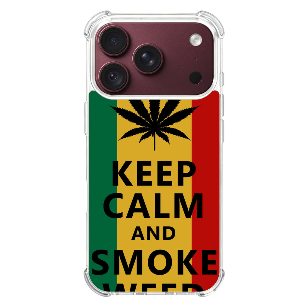 Keep Calm And Smoke Weed iPhone 18 Pro / 18 Pro Max Case
