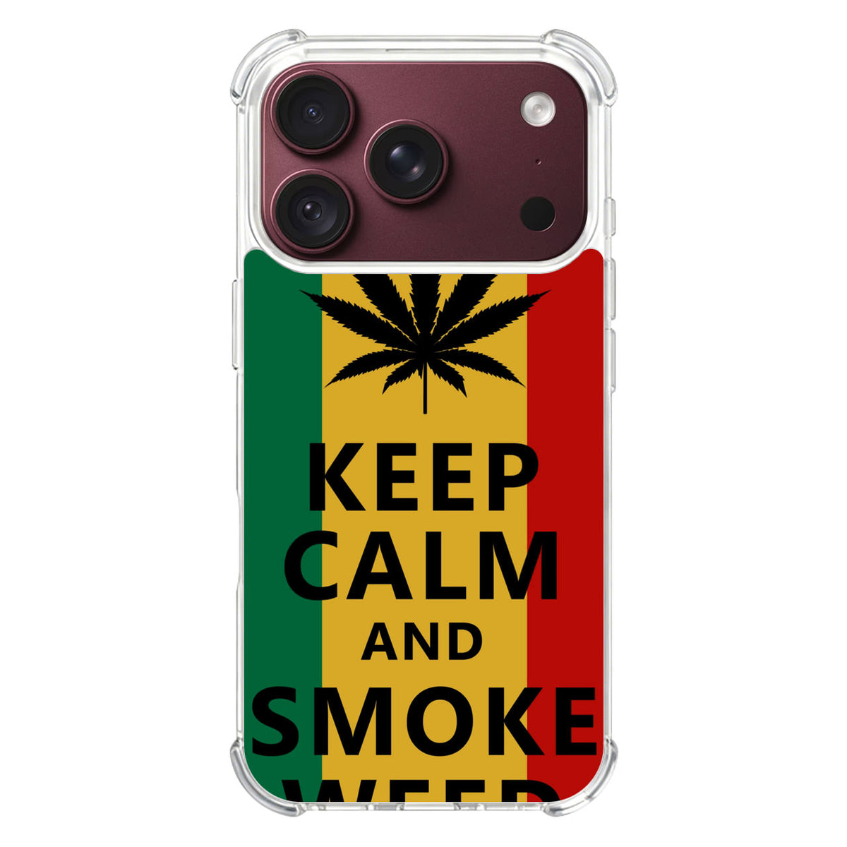 Keep Calm And Smoke Weed iPhone 18 Pro / 18 Pro Max Case