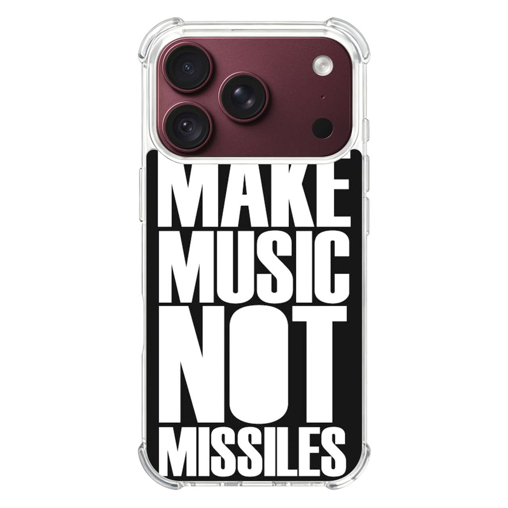 Make Music Not Missiles iPhone 18 Pro / 18 Pro Max Case