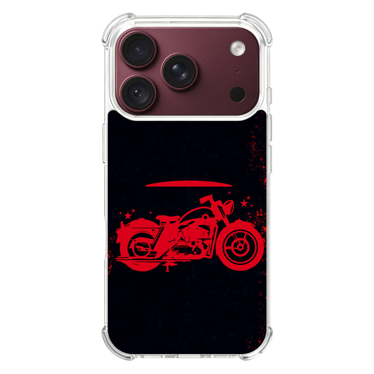 Motorcycle Red Art iPhone 18 Pro / 18 Pro Max Case