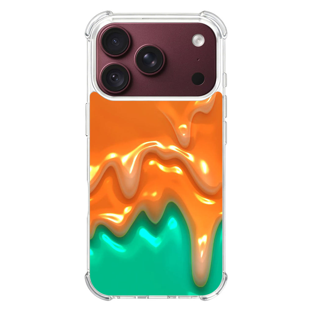 Orange Paint Dripping iPhone 18 Pro / 18 Pro Max Case
