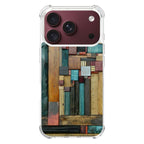 Painted Abstract Wood Sculptures iPhone 18 Pro / 18 Pro Max Case