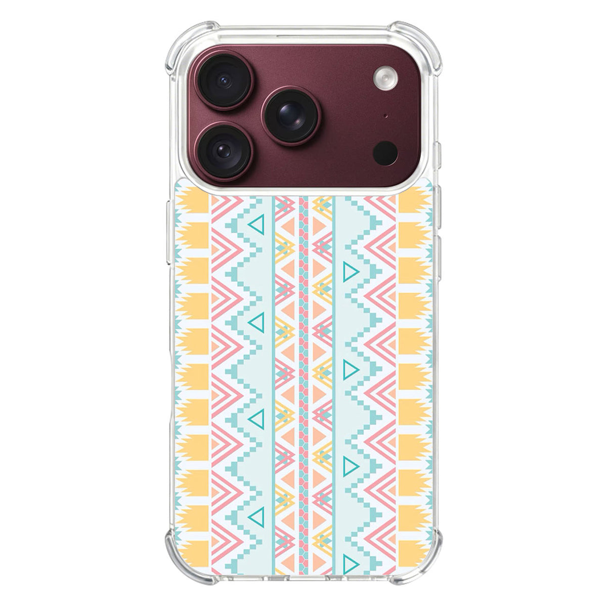 Peach Aztec Pattern iPhone 18 Pro / 18 Pro Max Case