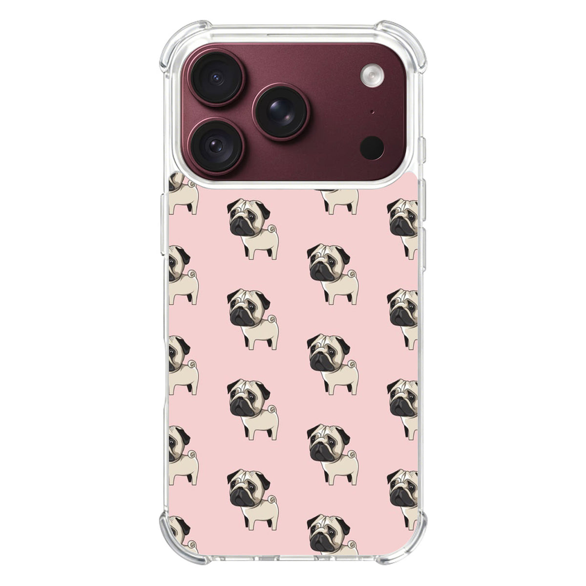 Pugs Pattern iPhone 18 Pro / 18 Pro Max Case