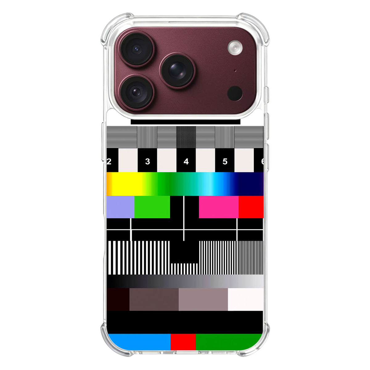Scheme Pause TV Colorful Mesh iPhone 18 Pro / 18 Pro Max Case