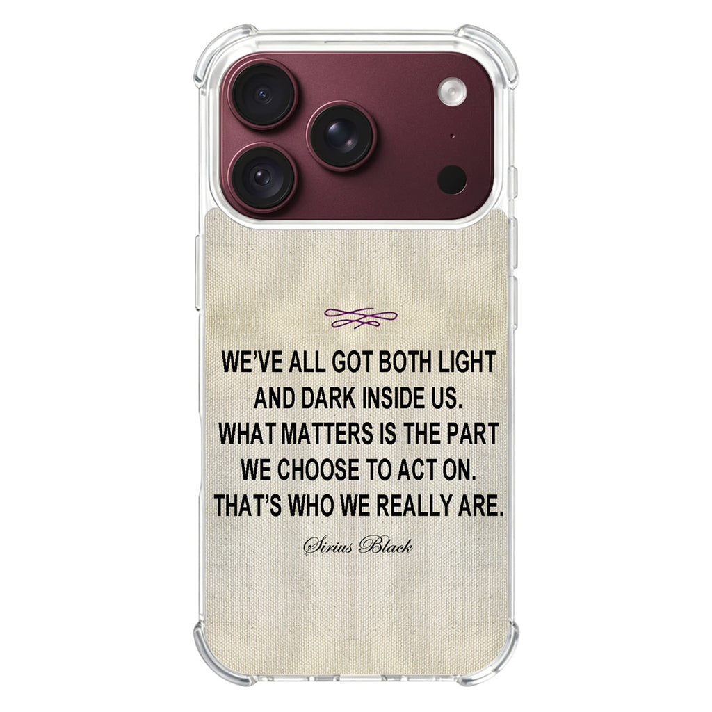 Sirius Black Quote iPhone 18 Pro / 18 Pro Max Case