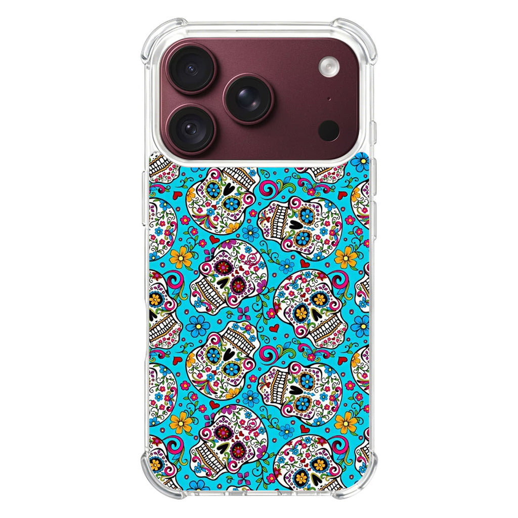 Skull Floral Sugar iPhone 18 Pro / 18 Pro Max Case