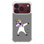 Unicorn Dabbing Grey iPhone 18 Pro / 18 Pro Max Case