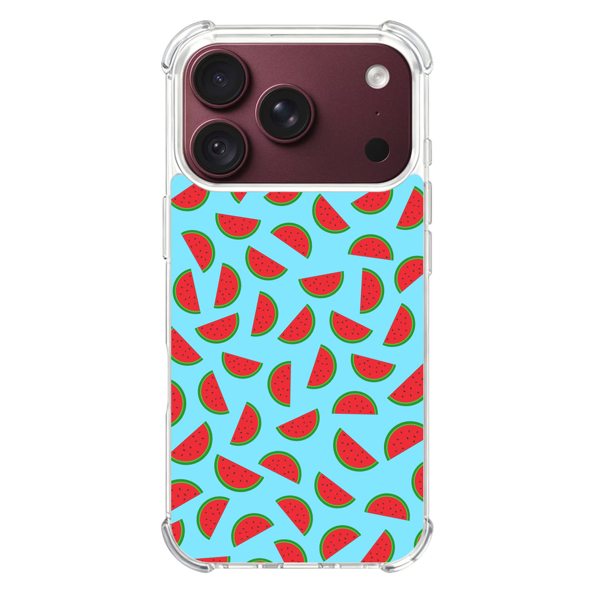 Watermelon Fruit Pattern Blue iPhone 18 Pro / 18 Pro Max Case
