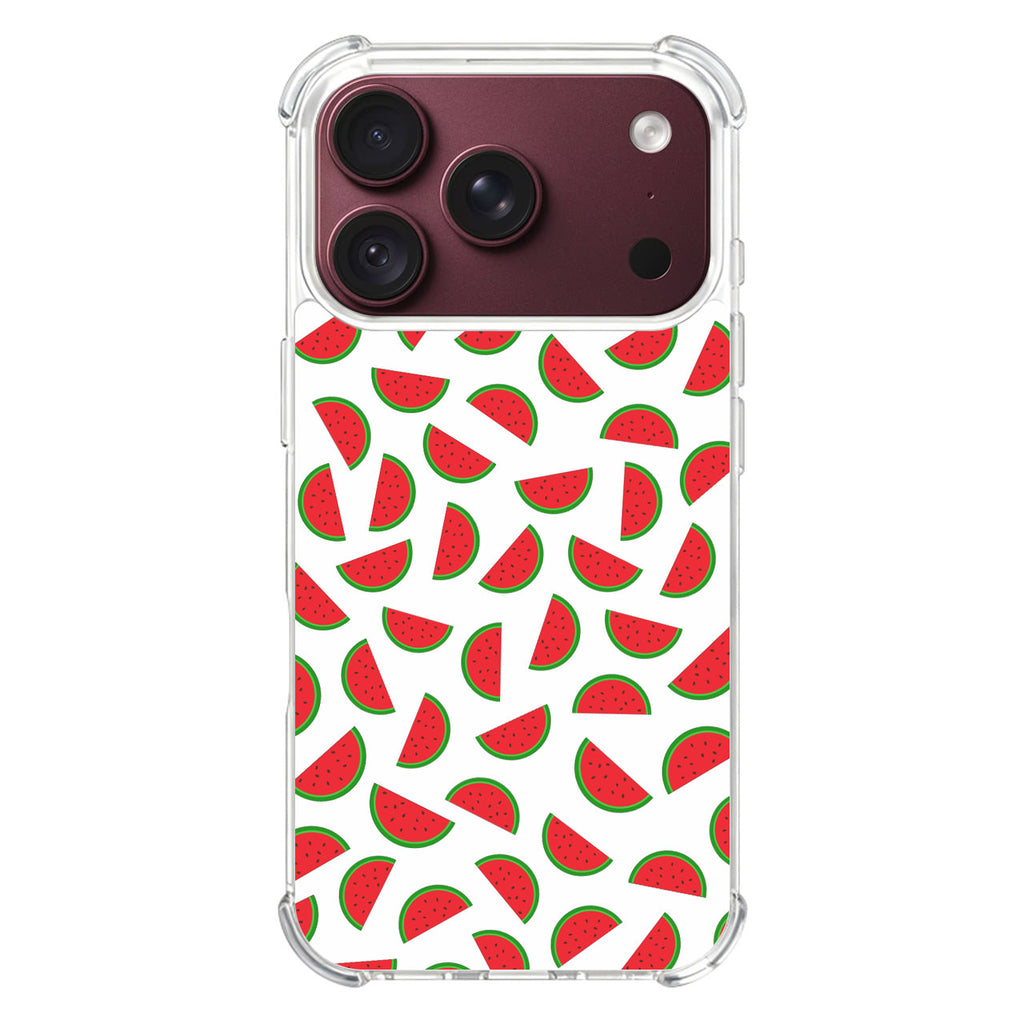 Watermelon Fruit Pattern White iPhone 18 Pro / 18 Pro Max Case