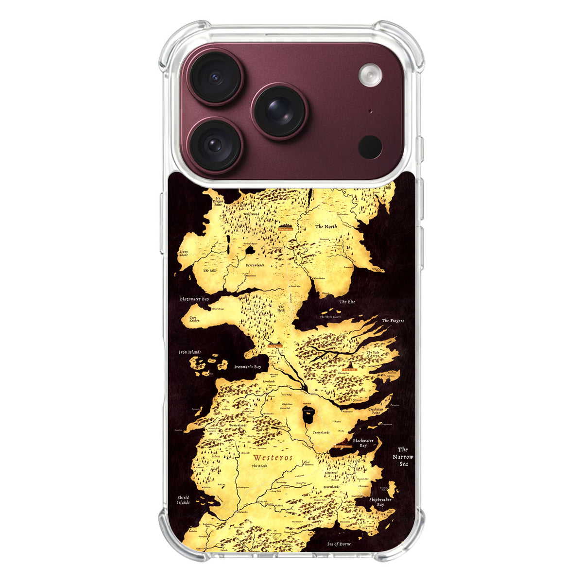 Westeros Map iPhone 18 Pro / 18 Pro Max Case