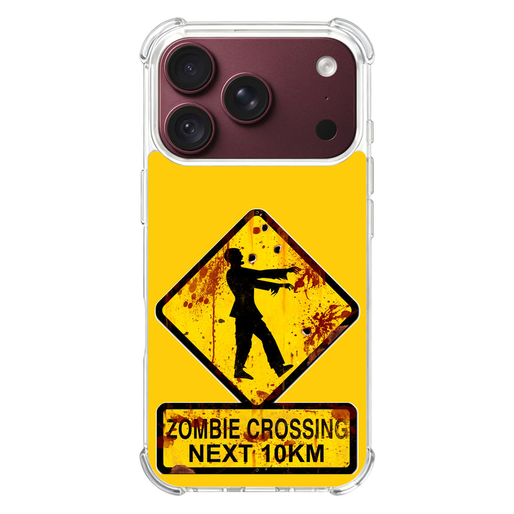 Zombie Crossing Sign iPhone 18 Pro / 18 Pro Max Case