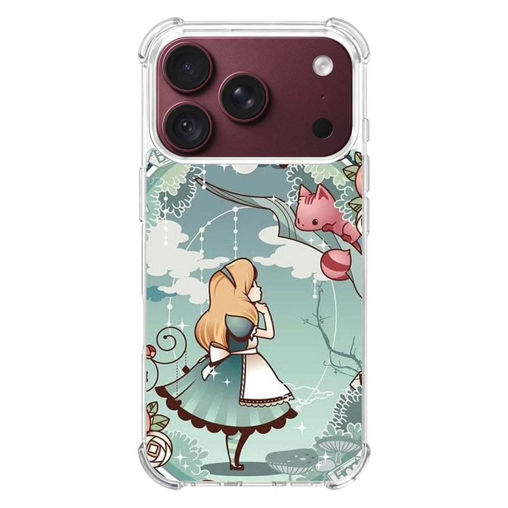 Alice And Cheshire Cat Poster iPhone 18 Pro / 18 Pro Max Case