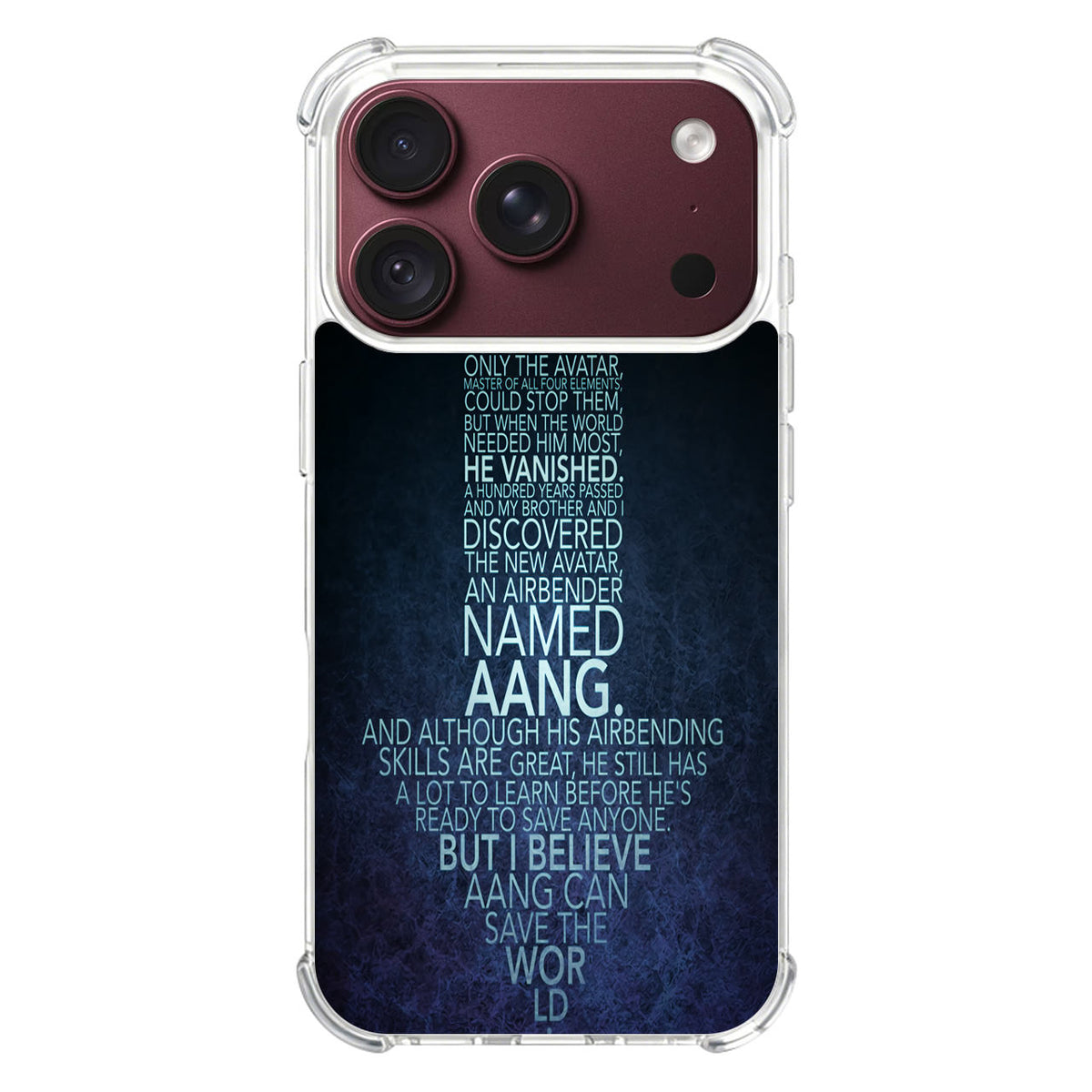 Avatar Quotes iPhone 18 Pro / 18 Pro Max Case