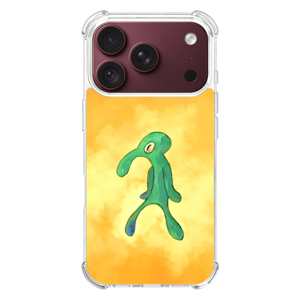 Bold and Brash Squidward Painting iPhone 18 Pro / 18 Pro Max Case