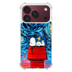 Dog Lying Under Starry Night Van Gogh iPhone 18 Pro / 18 Pro Max Case