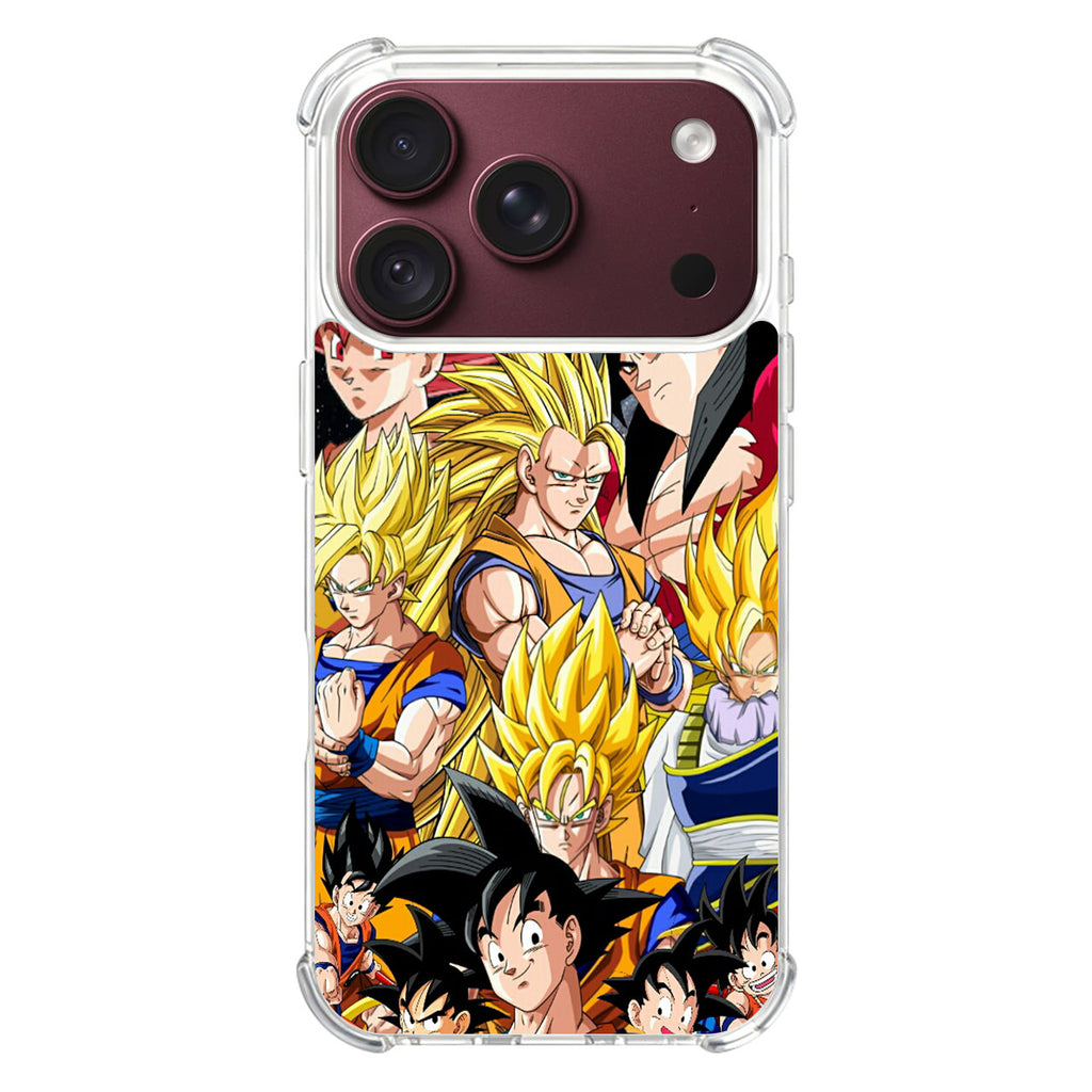 Dragon Ball Z Son Goku Transformation iPhone 18 Pro / 18 Pro Max Case