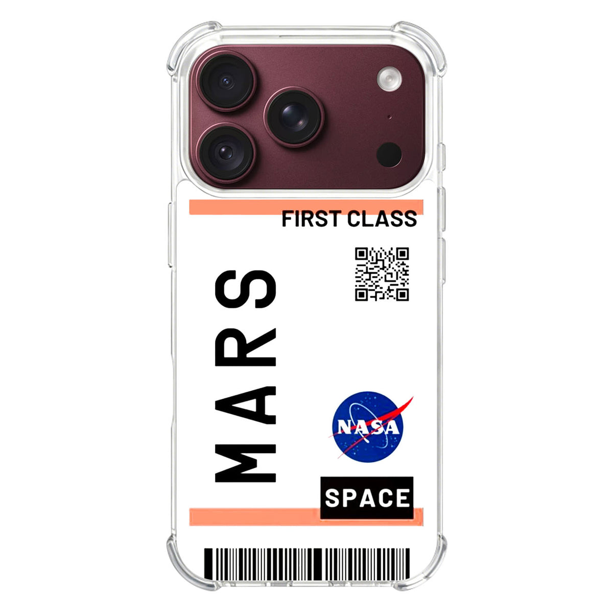 First Class Ticket To Mars iPhone 18 Pro / 18 Pro Max Case