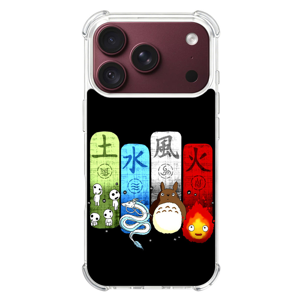 Ghibli Elemental Charms iPhone 18 Pro / 18 Pro Max Case