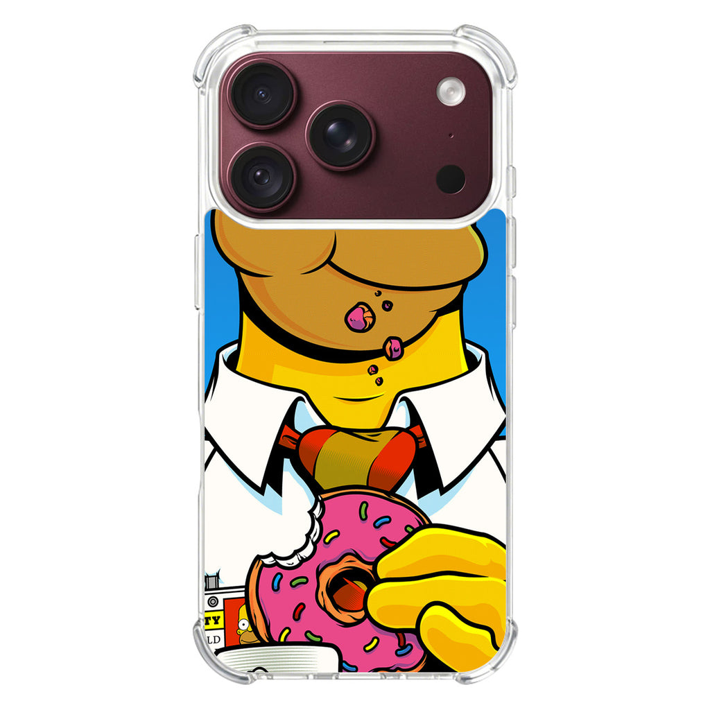 Homer Eats Donut iPhone 18 Pro / 18 Pro Max Case