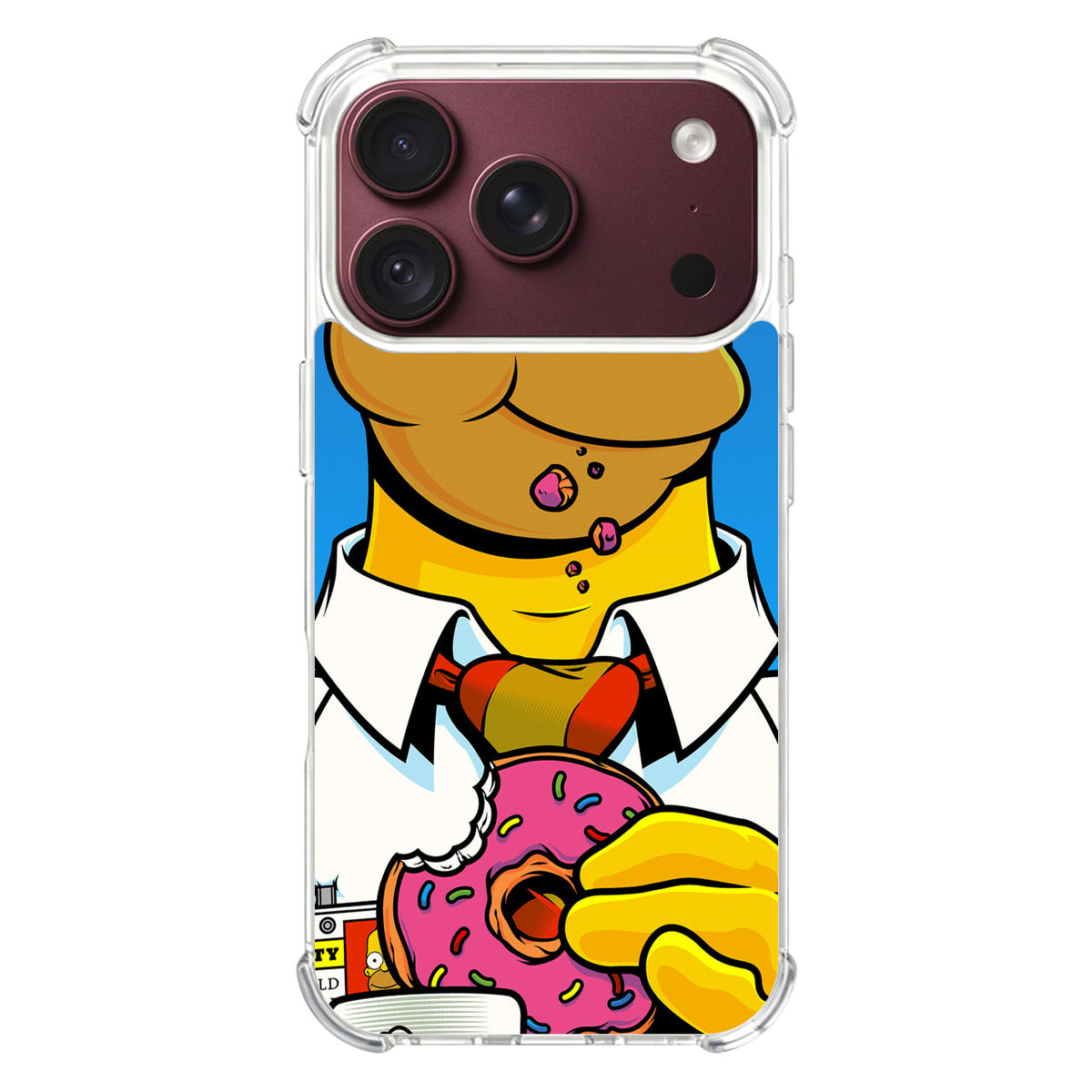 Homer Eats Donut iPhone 18 Pro / 18 Pro Max Case