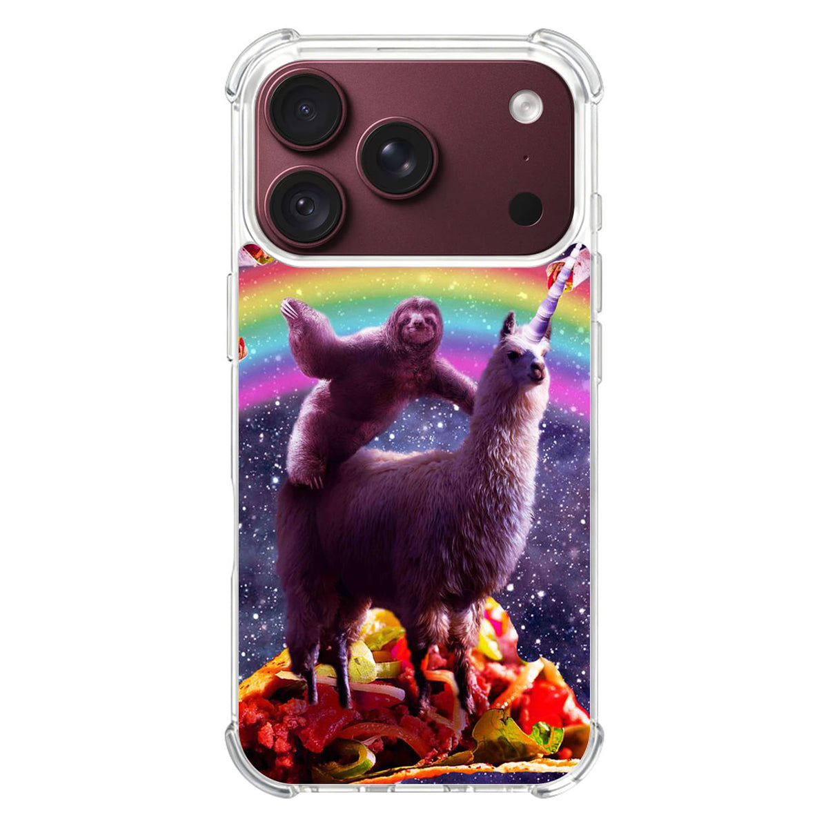 LLama And Sloth On Space iPhone 18 Pro / 18 Pro Max Case