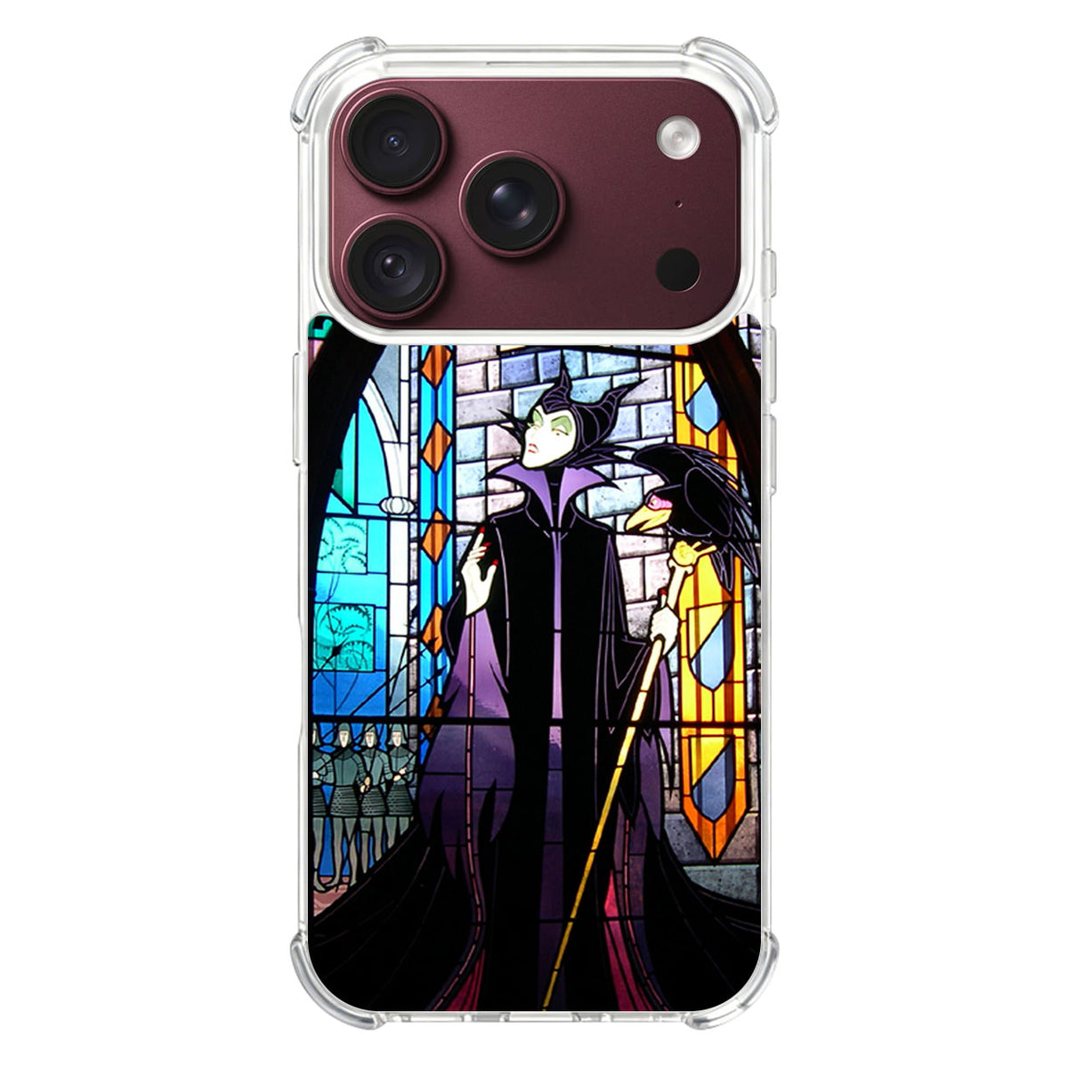 Maleficent Sleeping Beauty Glass Art iPhone 18 Pro / 18 Pro Max Case
