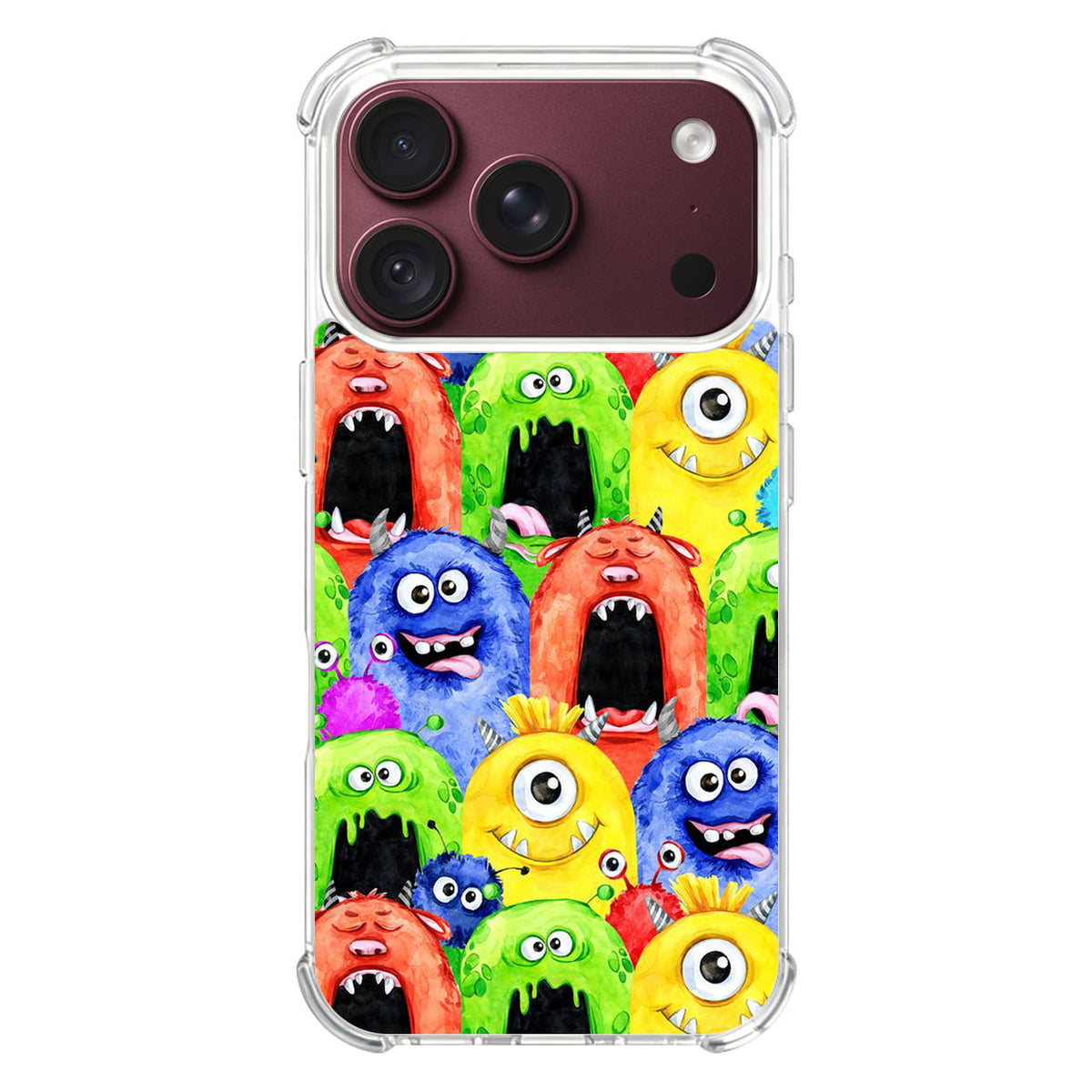 Monster Watercolor Art iPhone 18 Pro / 18 Pro Max Case