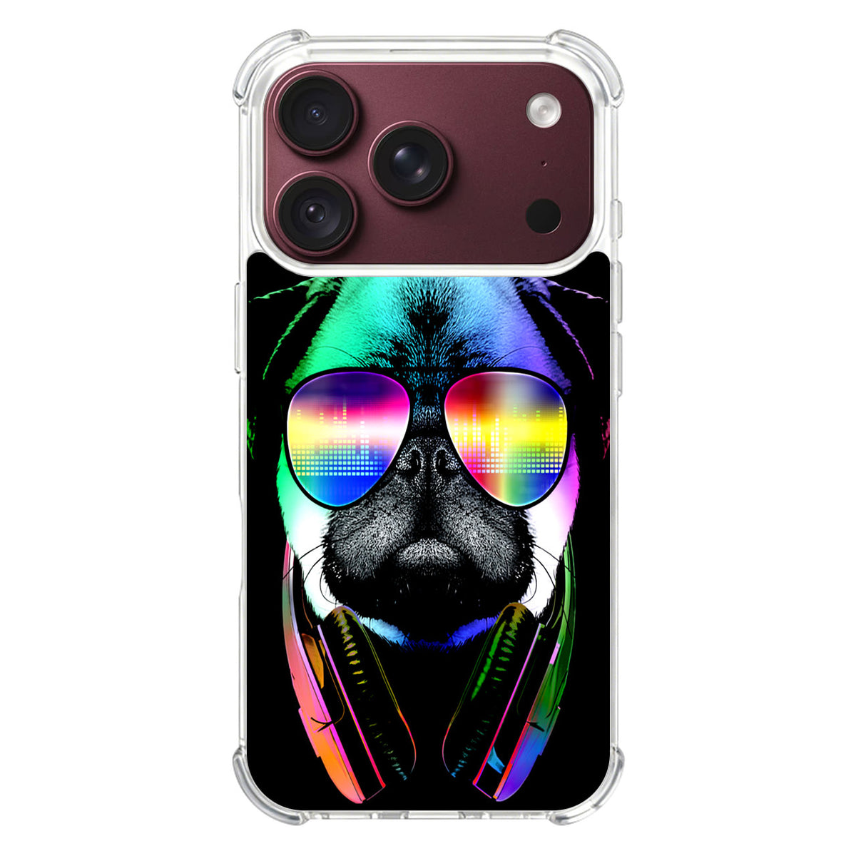 Music Lover Pug V iPhone 18 Pro / 18 Pro Max Case