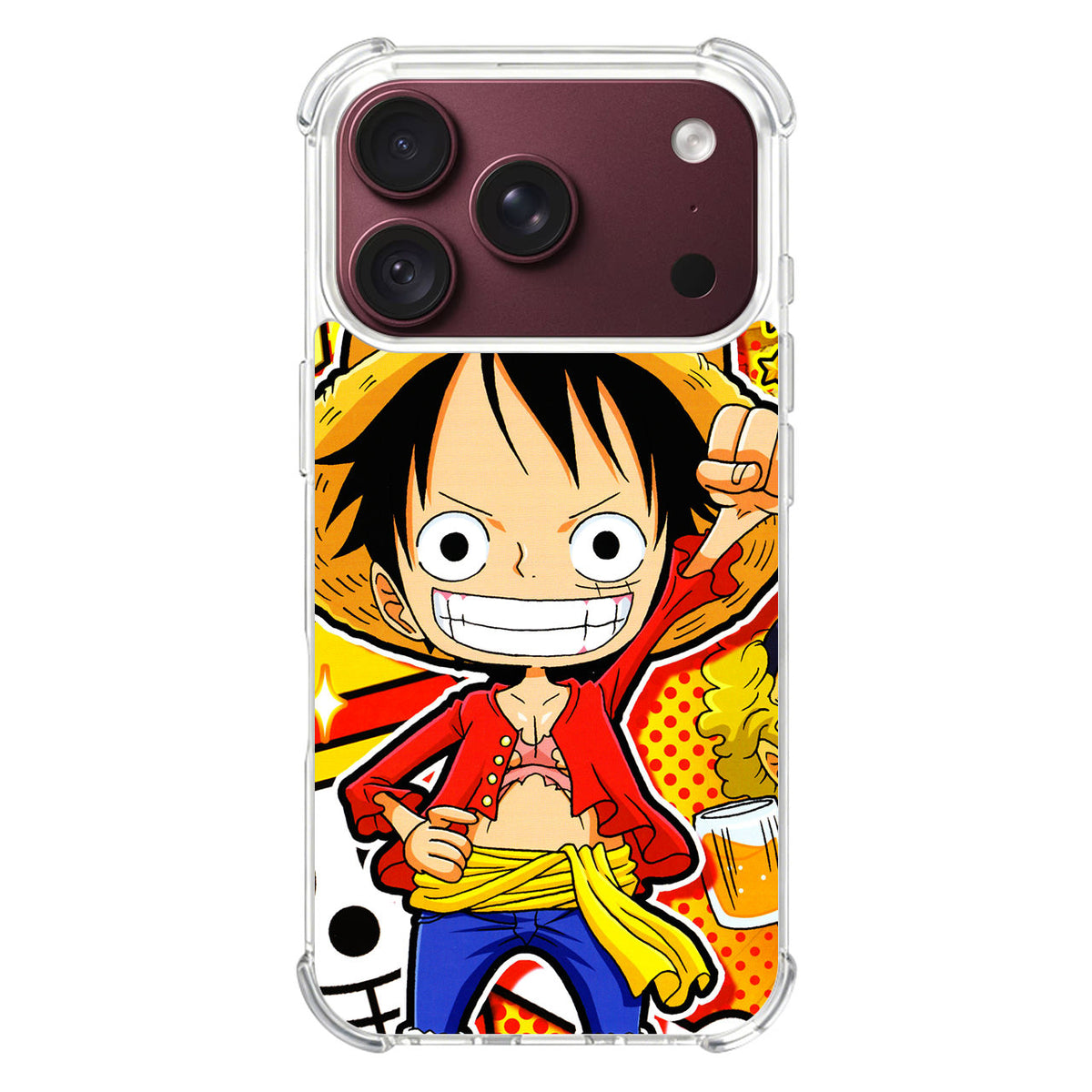 One Piece Cute Luffy iPhone 18 Pro / 18 Pro Max Case