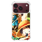 One Piece Little Sabo Ace Luffy Cute iPhone 18 Pro / 18 Pro Max Case