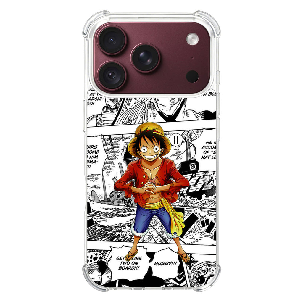 One Piece Luffy Comics iPhone 18 Pro / 18 Pro Max Case