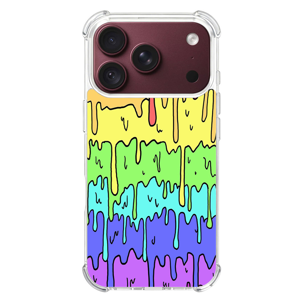 Pastel Kawaii Melting Rainbow iPhone 18 Pro / 18 Pro Max Case