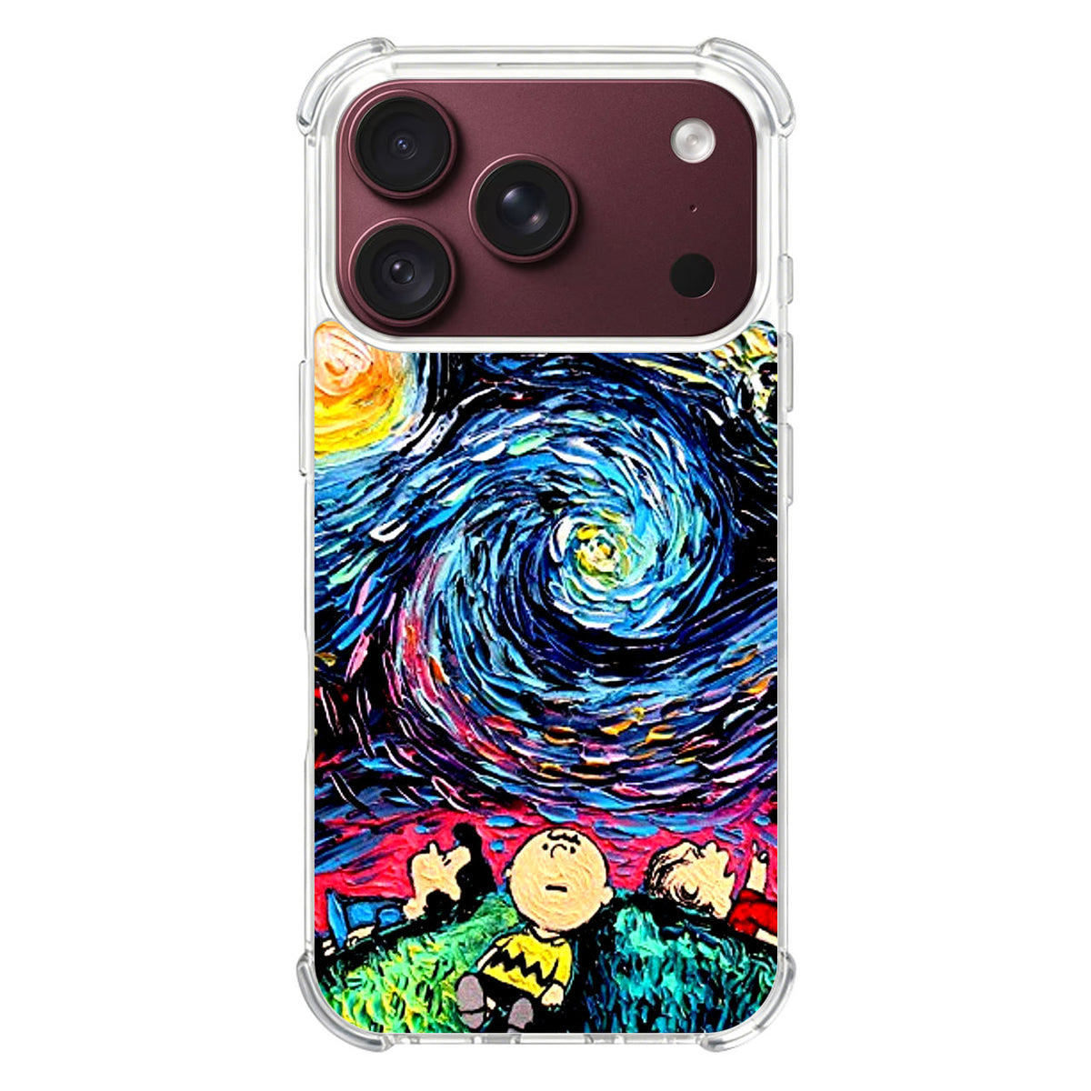 Peanuts At Starry Night iPhone 18 Pro / 18 Pro Max Case