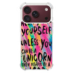 Rainbow Unicorn Quote iPhone 18 Pro / 18 Pro Max Case